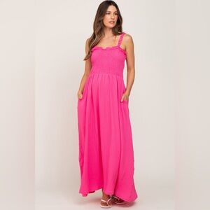 Pinkblush strappy back maxi dress nwot